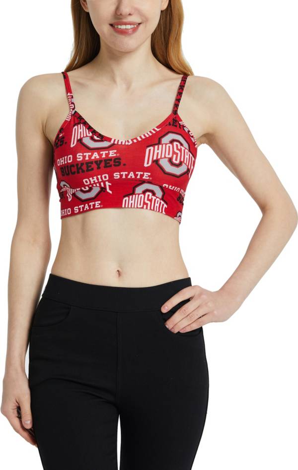 Concepts Sport Women's Ohio State Buckeyes Scarlet Zest Knit Bralette