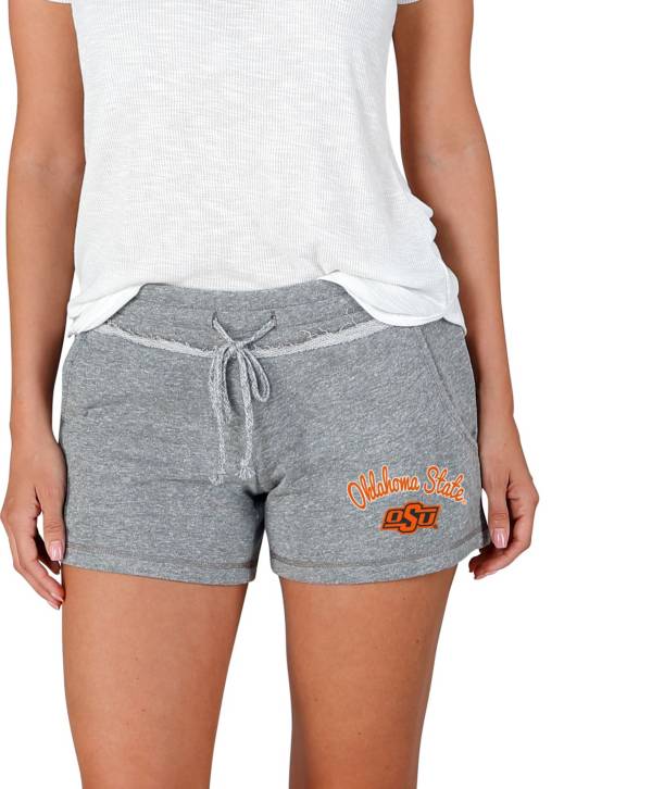 Concepts Sport Women's Oklahoma State Cowboys Grey Mainstream Terry Shorts product image