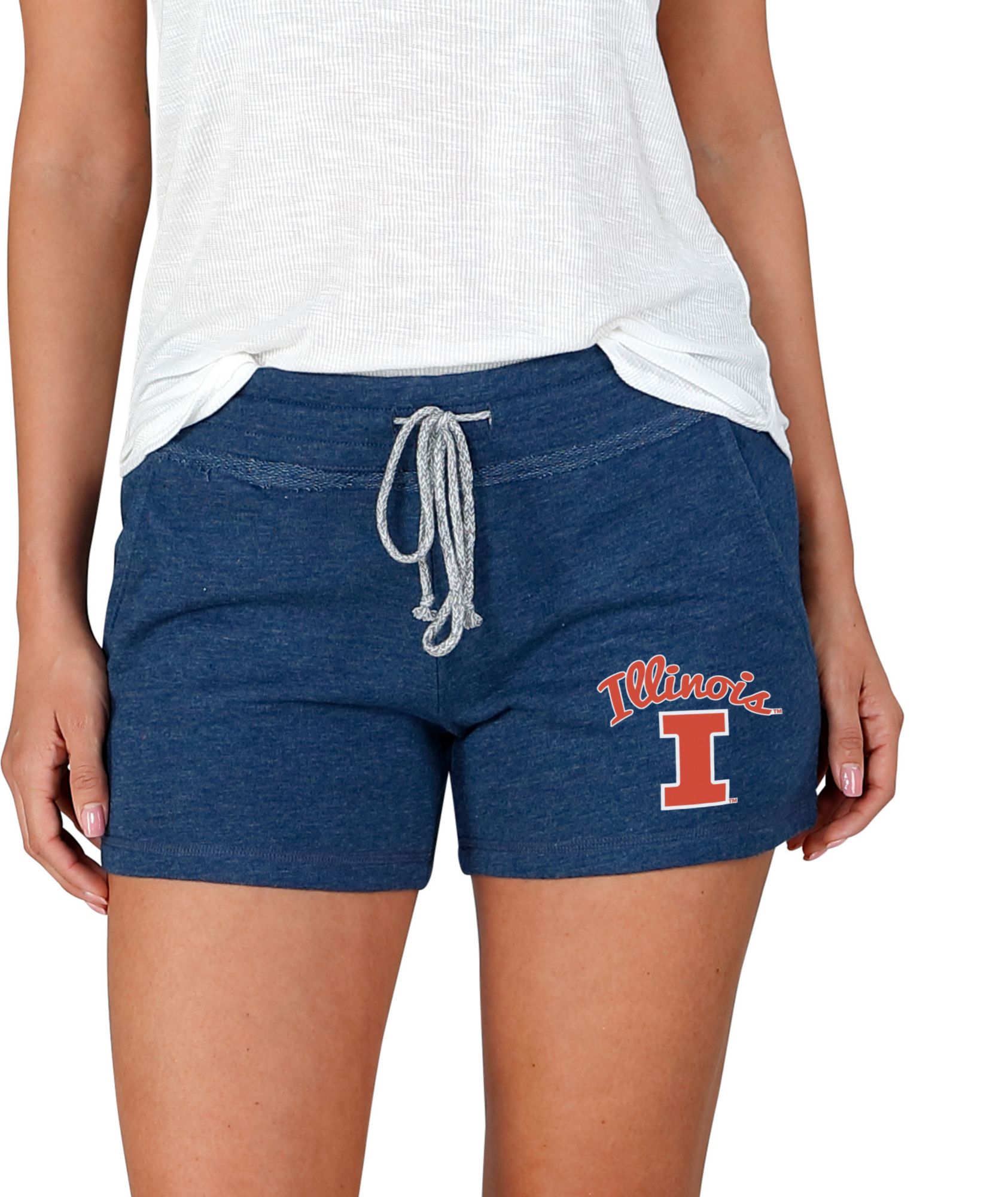 Concepts Sport Women's Illinois Fighting Illini Blue Mainstream Terry Shorts