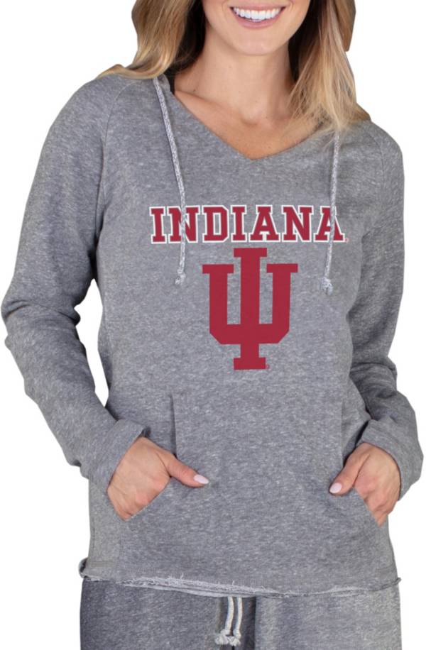 Concepts Sport Women's Indiana Hoosiers Grey Mainstream Hoodie product image