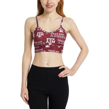 sorry, Concepts Sport Women's Texas A&M Aggies Maroon Zest Knit Bralette is currently out of stock