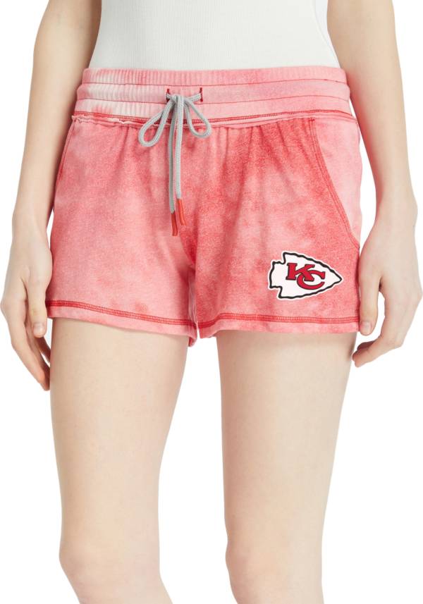 Concepts Sport Women's Kansas City Chiefs Red Tie Dye Shorts