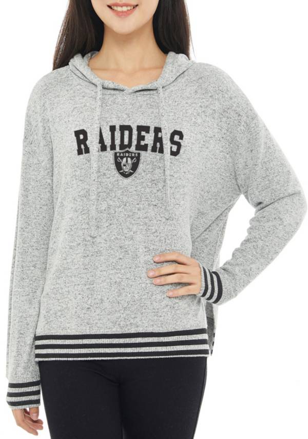 Concepts Sport Women's Las Vegas Raiders Siesta Grey Long Sleeve Hoodie product image