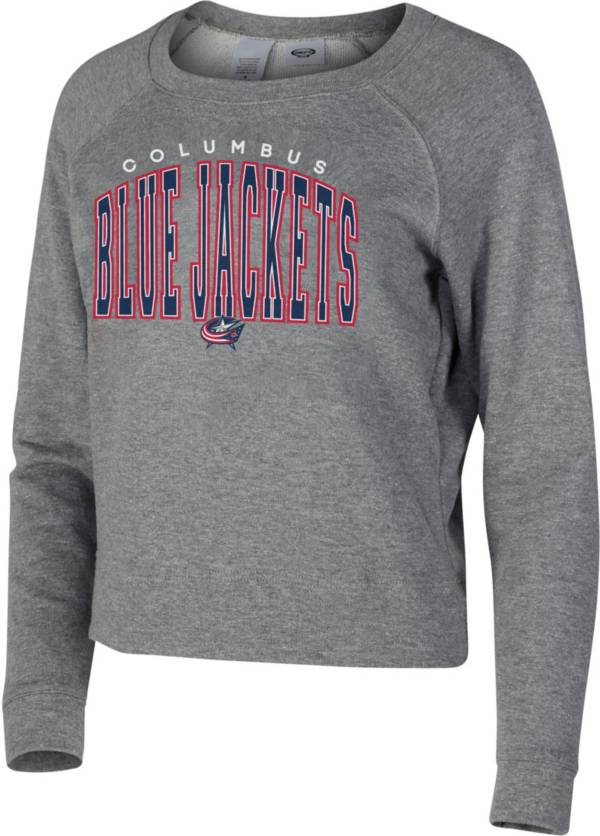 Concepts Sport Women's Columbus Blue Jackets Mainstream Grey Sweatshirt