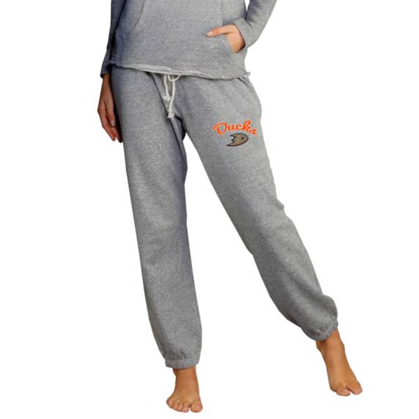 Concepts Sports Women's Anaheim Ducks Grey Mainstream Pants product image