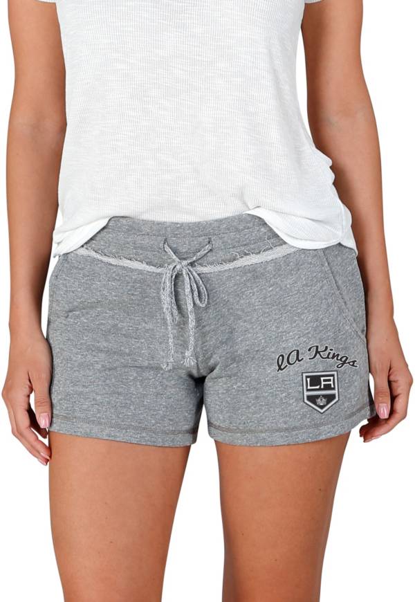 Concepts Sport Women's Los Angeles Kings Grey Terry Shorts product image