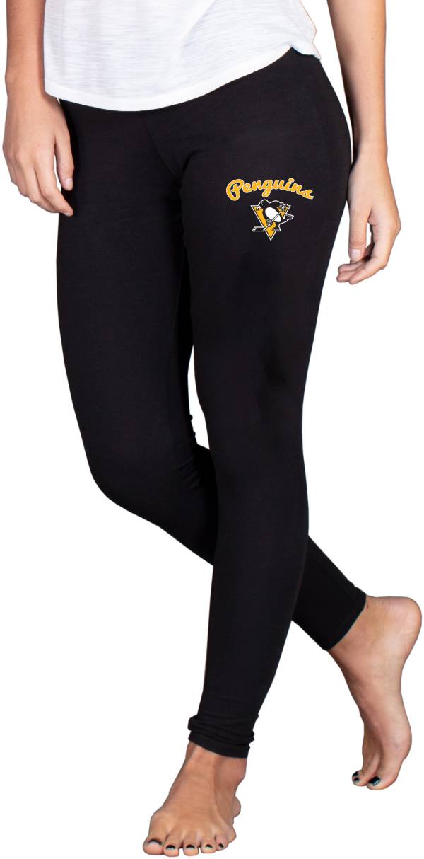 Concepts Sport Women's Pittsburgh Penguins Black Fraction Leggings product image