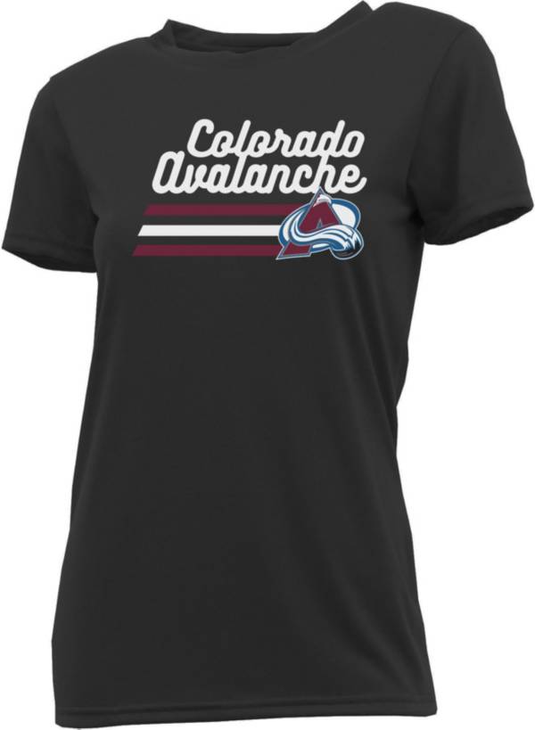 Concepts Sport Women's Colorado Avalanche Marathon Black T-Shirt product image
