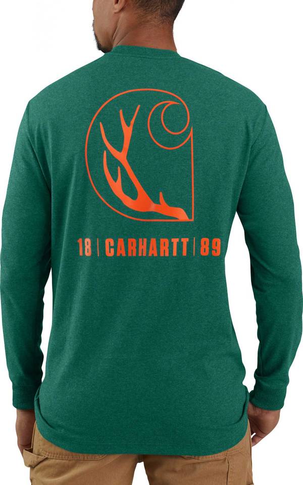 Soaked Halvkreds nød Carhartt Men's Loose Fit Heavyweight Pocket Antler Long Sleeve Graphic T- Shirt | DICK'S Sporting Goods
