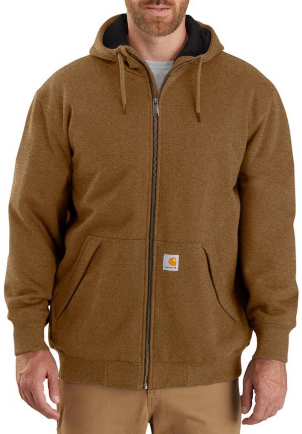 Carhartt Rain Defender Full-Zip Hoodie, Men's Size L cotton navy blue type Vintage Second Hand