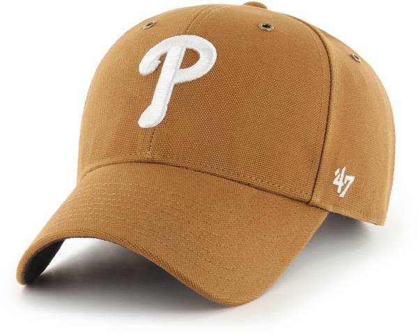 Carhartt Men's Philadelphia Phillies Brown Cart Cleanup Adjustable Hat