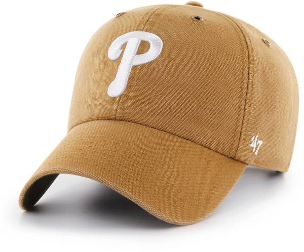 Carhartt Men's Philadelphia Phillies Brown Cart Cleanup Adjustable Hat