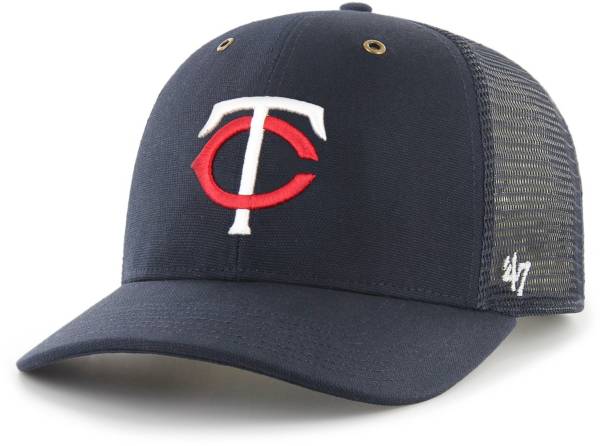 Carhartt Men's Minnesota Twins Navy Mesh MVP Adjustable Hat