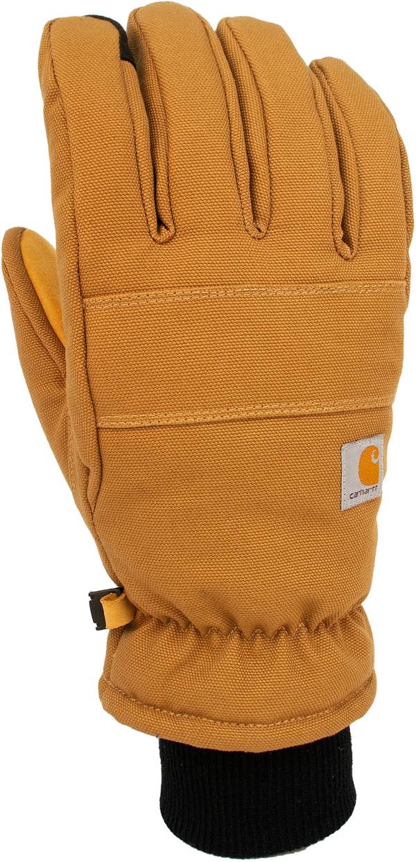 Carhartt Men's Insulated Duck Synthetic Leather Knit Cuff Gloves product image