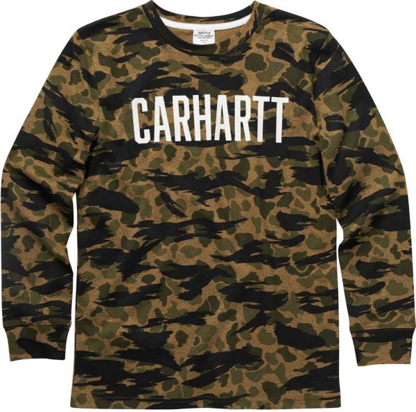Carhartt Toddler Boys' Long Sleeve Camo Crewneck Long Sleeve T-Shirt product image