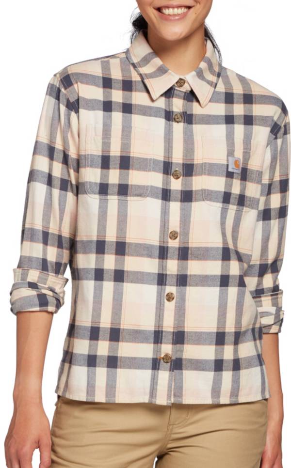 Carhartt Women's Rugged Flex Loose Fit Midweight Flannel Shirt product image