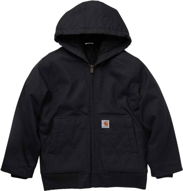 Carhartt Boys' Youth Canvas Insulated Hooded Active Jacket product image