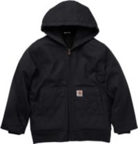 Carhartt Boys' Youth Canvas Insulated Hooded Active Jacket