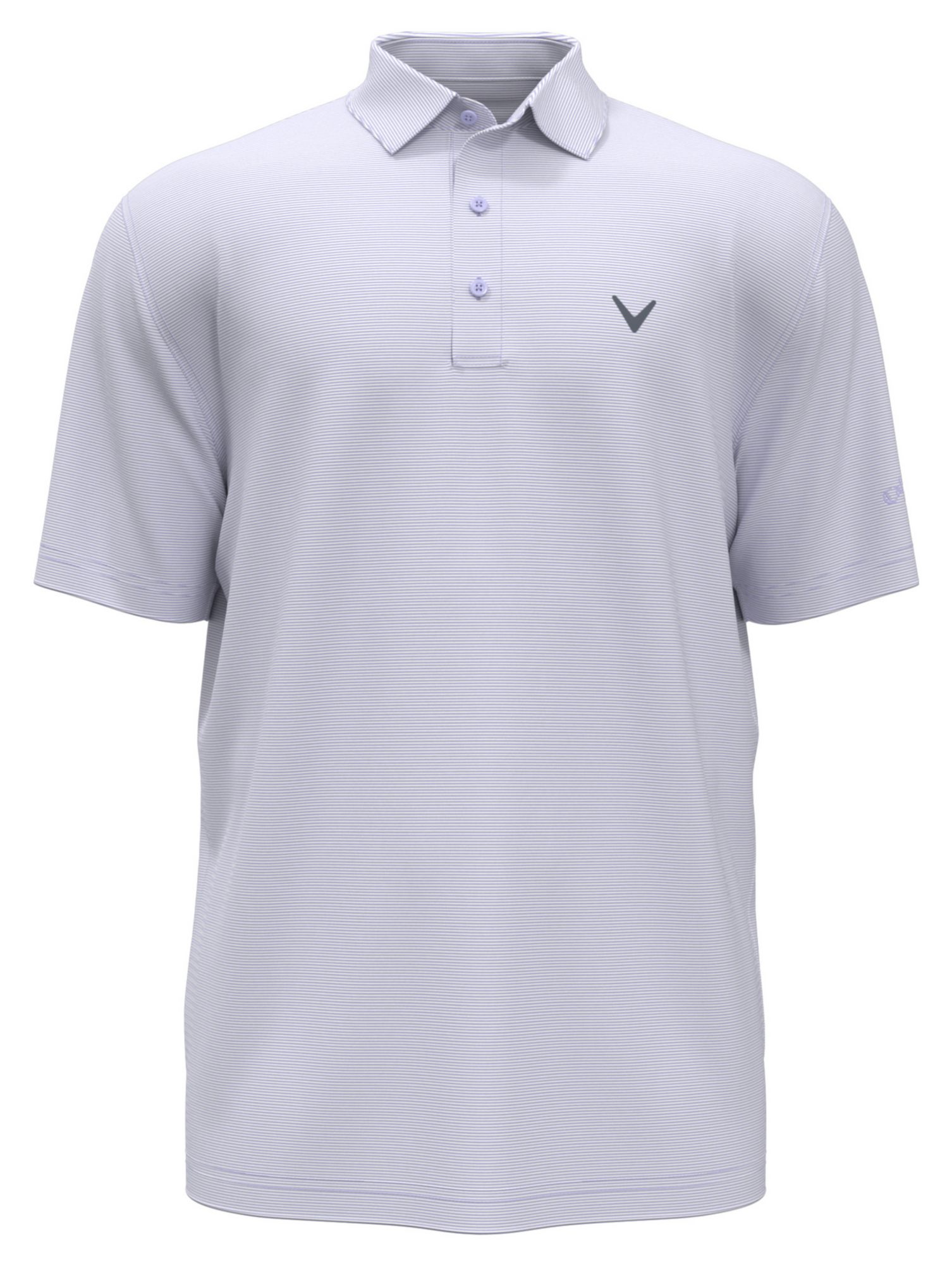 Callaway Men's Pro Spin Fine Line Stripe Short Sleeve Golf Polo