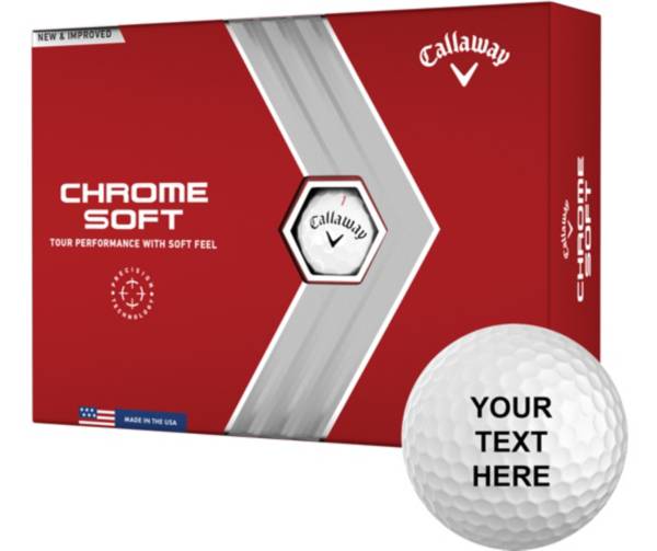 Callaway 2022 Chrome Soft Personalized Golf Balls Golf Galaxy