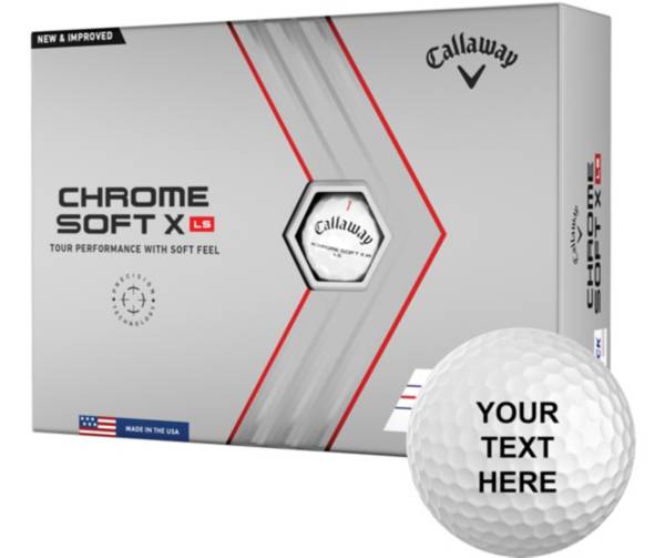 Callaway 2022 Chrome Soft X LS Triple Track Personalized Golf Balls product image