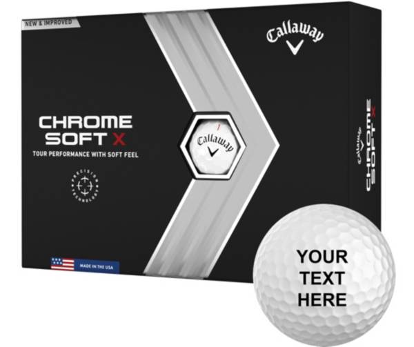 Callaway 2022 Chrome Soft X Personalized Golf Balls