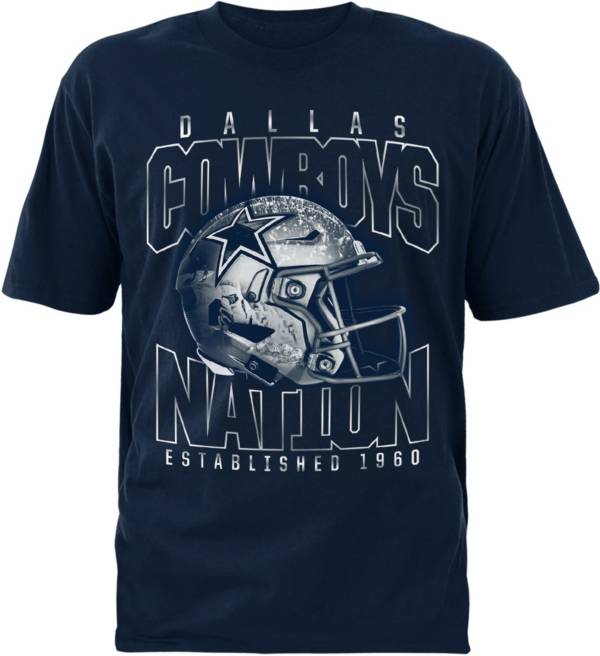 Dallas Cowboys Merchandising Men's Helmet Navy T-Shirt product image