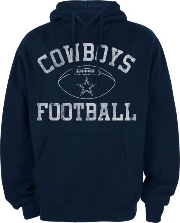 Dallas Cowboys Men's Authentic Wordmark Navy Pullover Hoodie product image