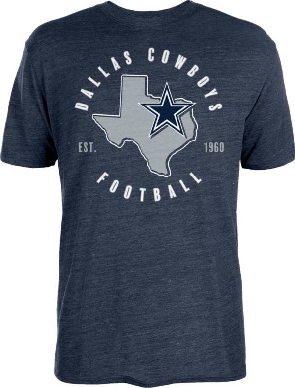 Dallas Cowboys Merchandising Men's Berish Wordmark Navy T-Shirt product image