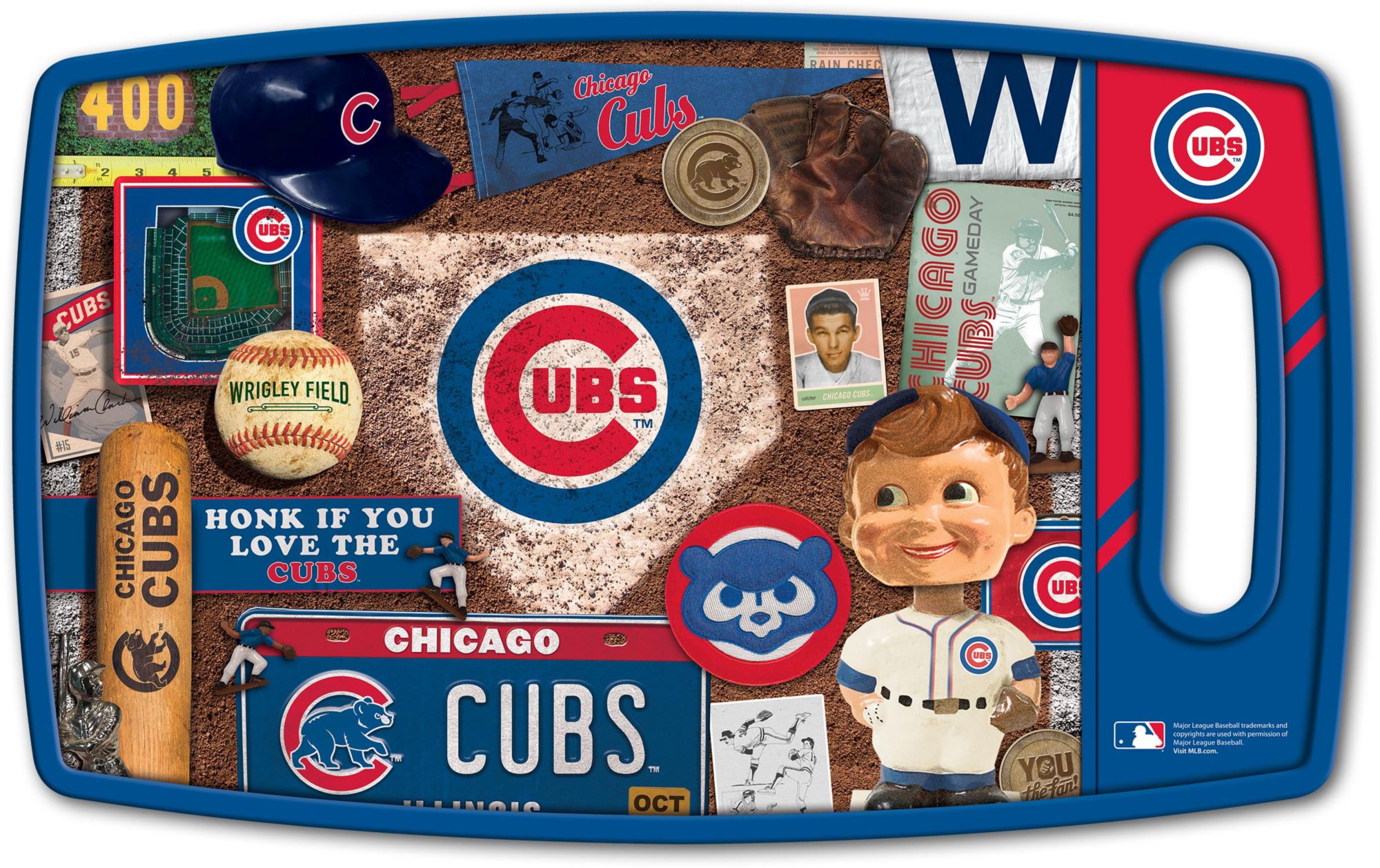 YouTheFan Chicago Cubs Retro Cutting Board product image