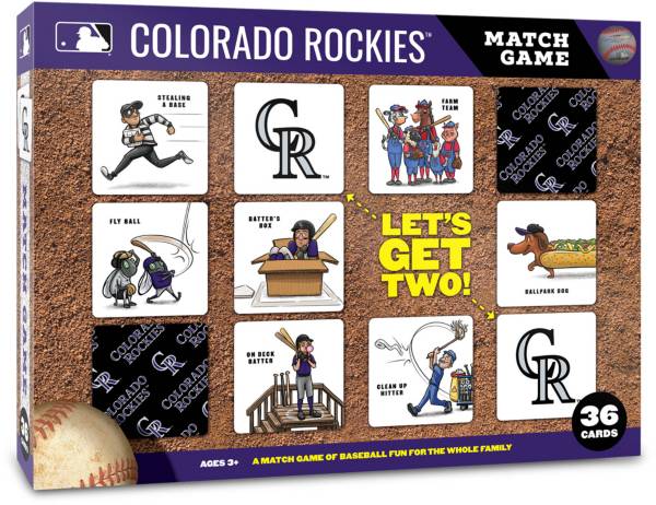 You The Fan Colorado Rockies Memory Match Game product image