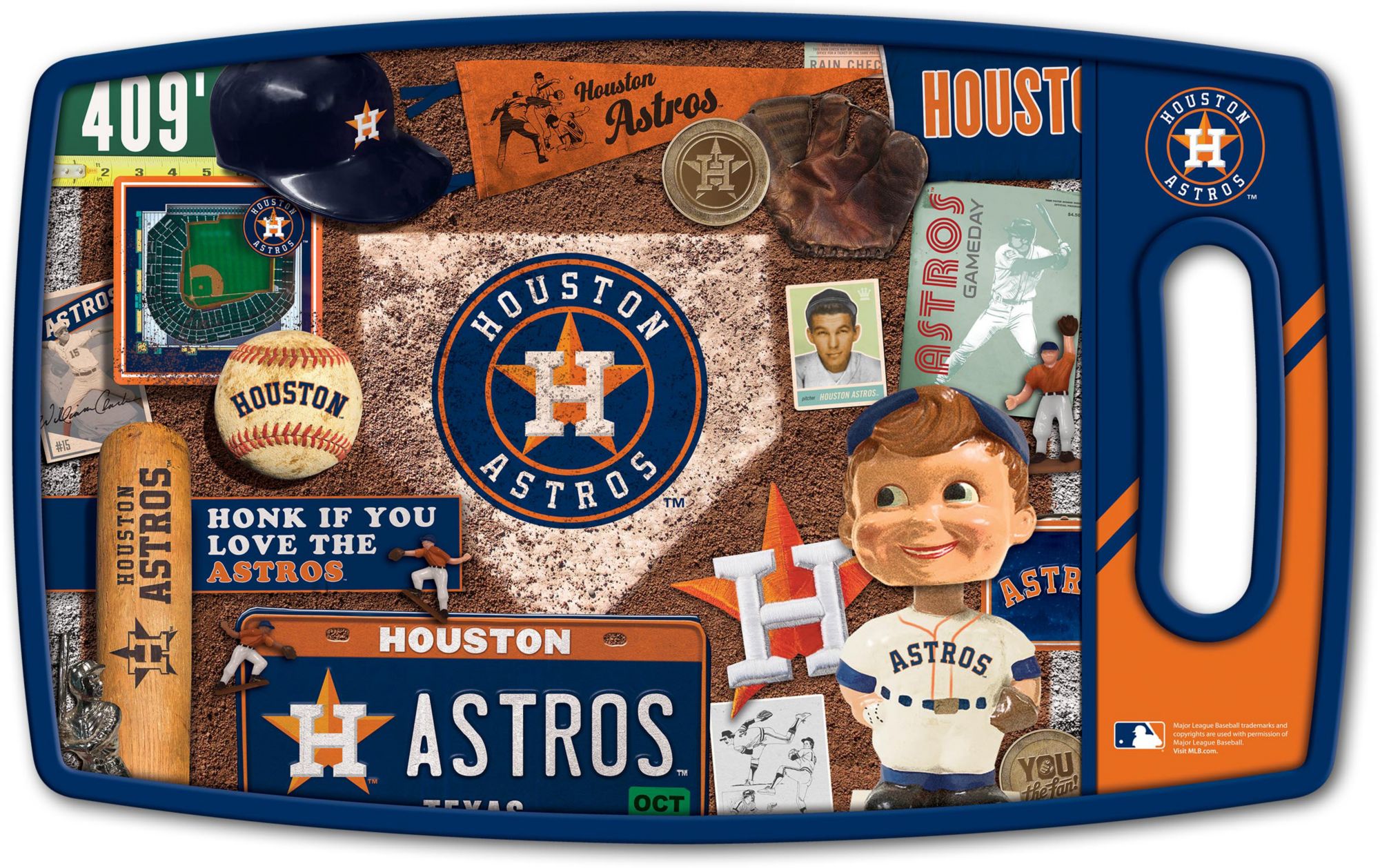 You The Fan Houston Astros Retro Cutting Board