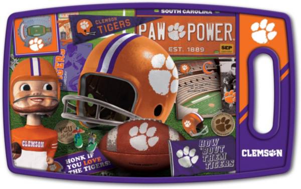 You The Fan Clemson Tigers Retro Cutting Board product image