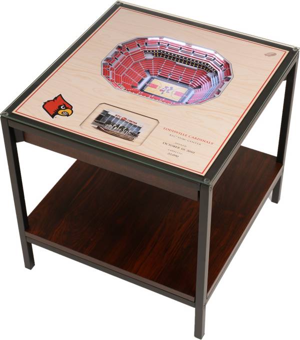 You The Fan Louisville Cardinals 25-Layer Stadium Views Lighted End Table product image
