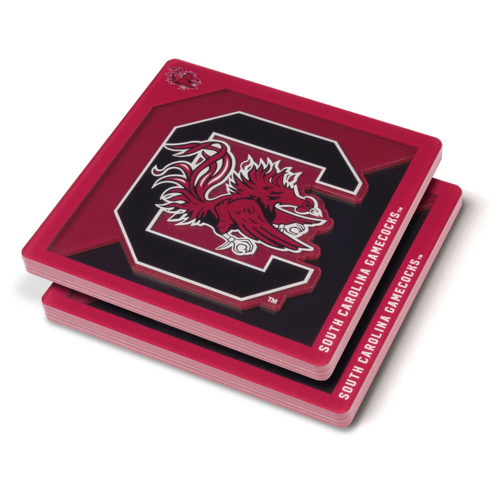 You the Fan South Carolina Gamecocks Logo Series Coaster Set