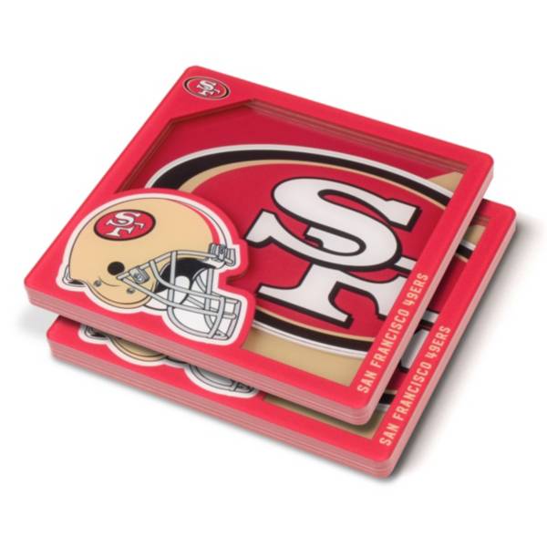 You the Fan San Francisco 49ers Logo Series Coaster Set ...