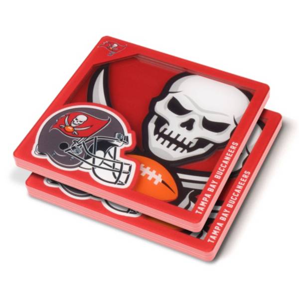You the Fan Tampa Bay Buccaneers Logo Series Coaster Set product image