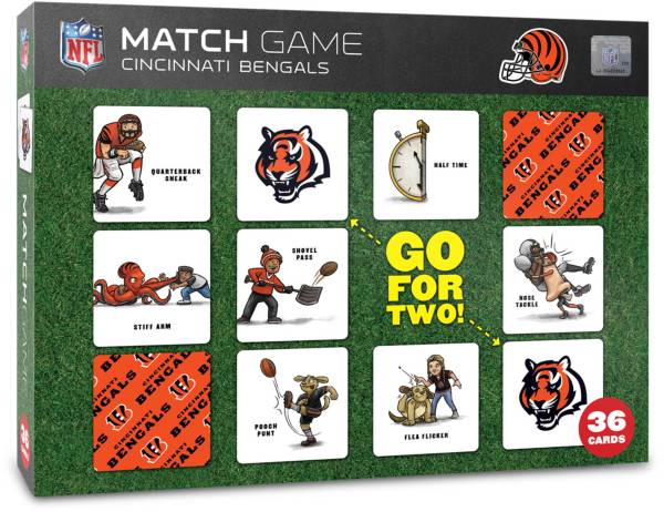 You The Fan Cincinnati Bengals Memory Match Game