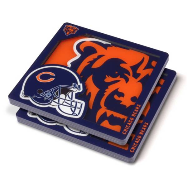 You the Fan Chicago Bears Logo Series Coaster Set product image