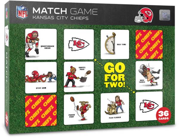 You The Fan Kansas City Chiefs Memory Match Game