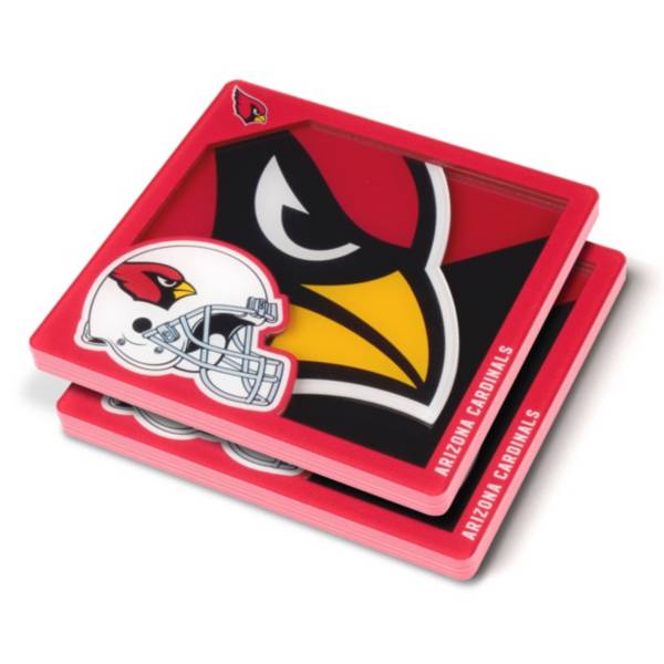 You the Fan Arizona Cardinals Logo Series Coaster Set Dick's Sporting
