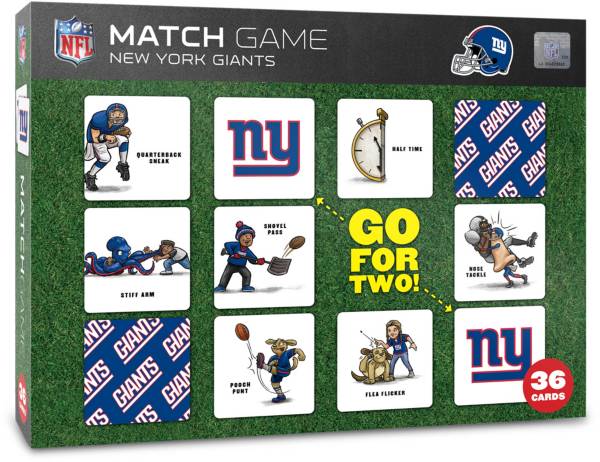 You The Fan New York Giants Memory Match Game