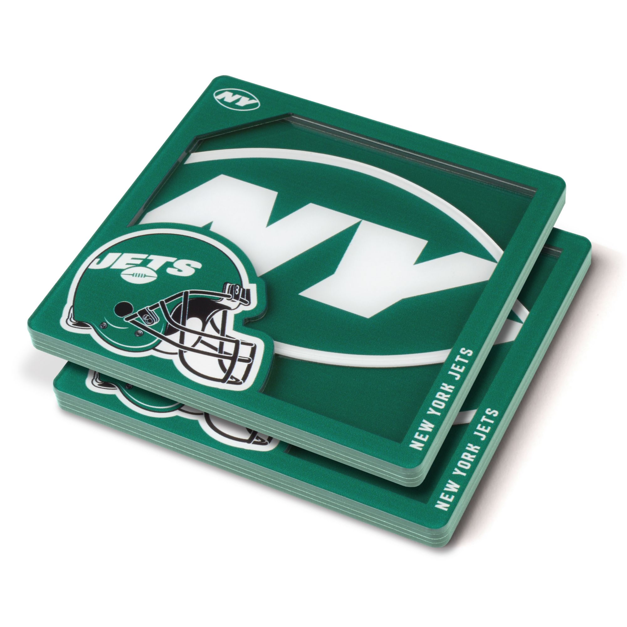 YouTheFan New York Jets Logo Series Coaster Set product image