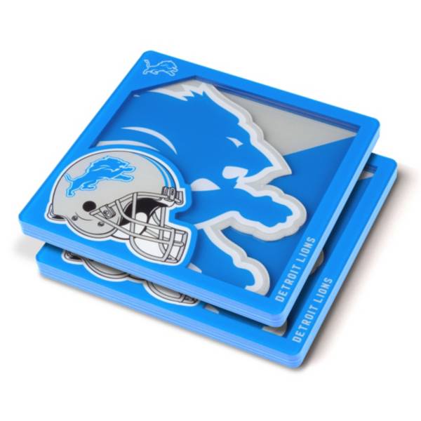You the Fan Detroit Lions Logo Series Coaster Set product image