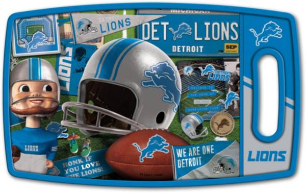 You The Fan Detroit Lions Retro Cutting Board product image
