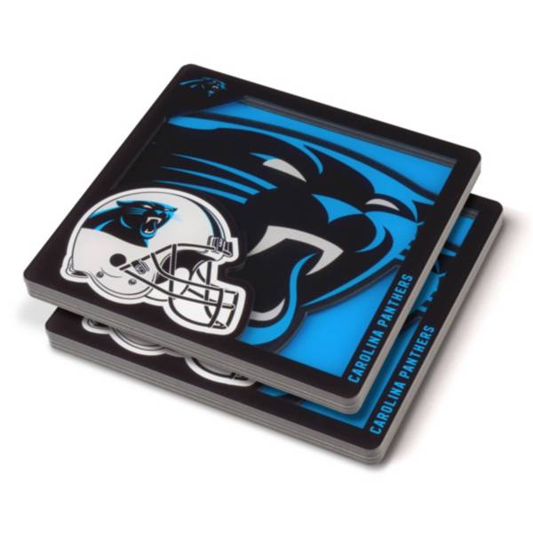 You the Fan Carolina Panthers Logo Series Coaster Set product image