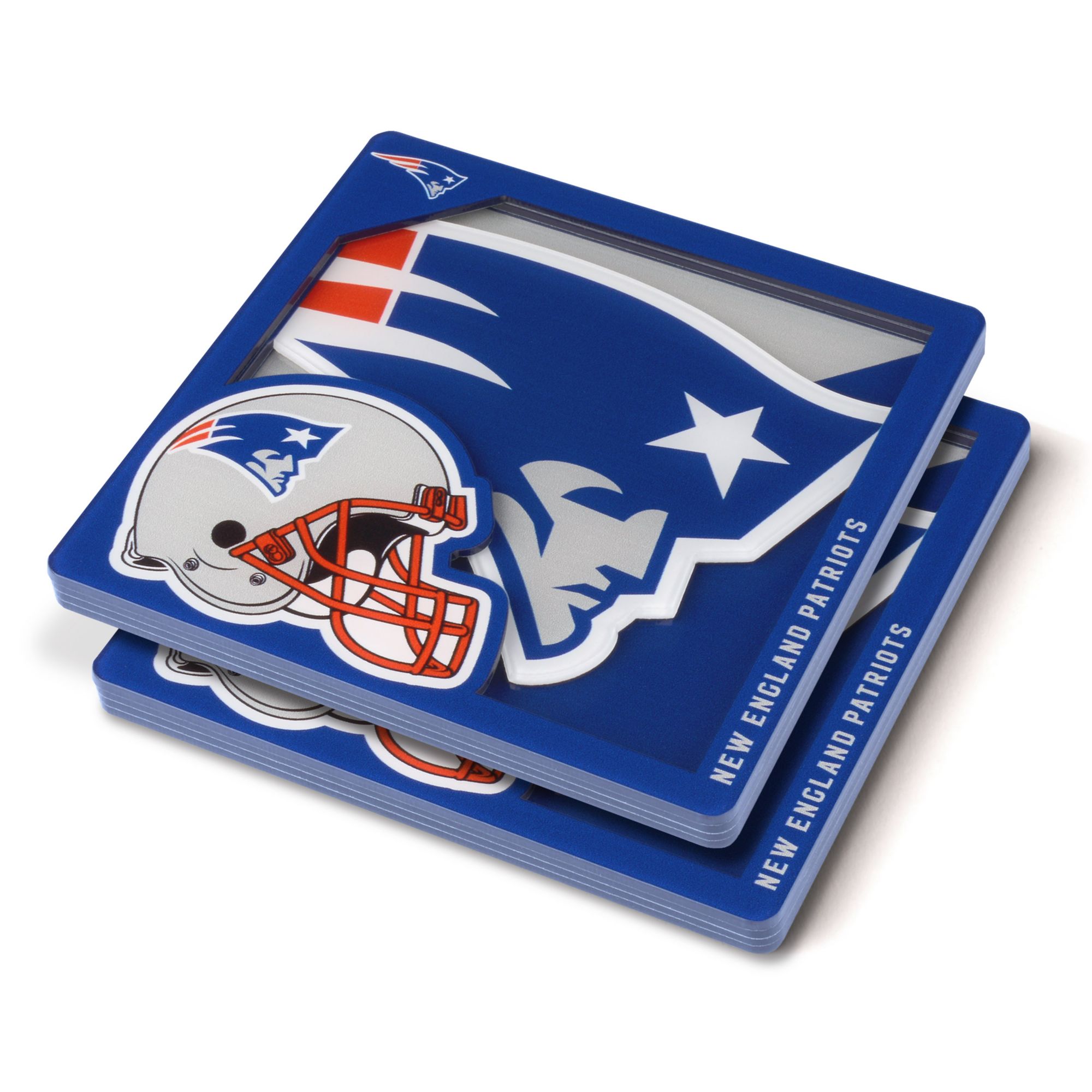 YouTheFan New England Patriots Logo Series Coaster Set product image