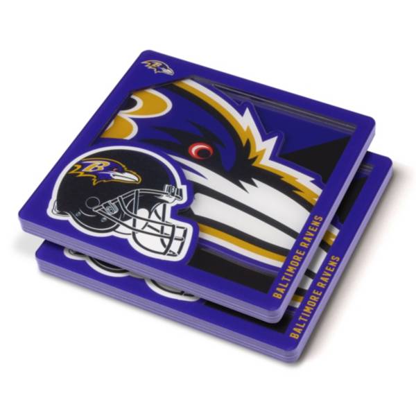 You the Fan Baltimore Ravens Logo Series Coaster Set product image