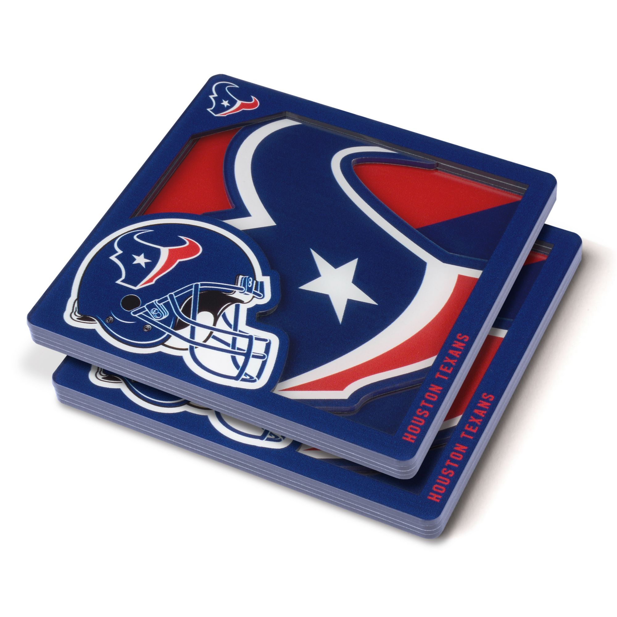 YouTheFan Houston Texans Logo Series Coaster Set product image