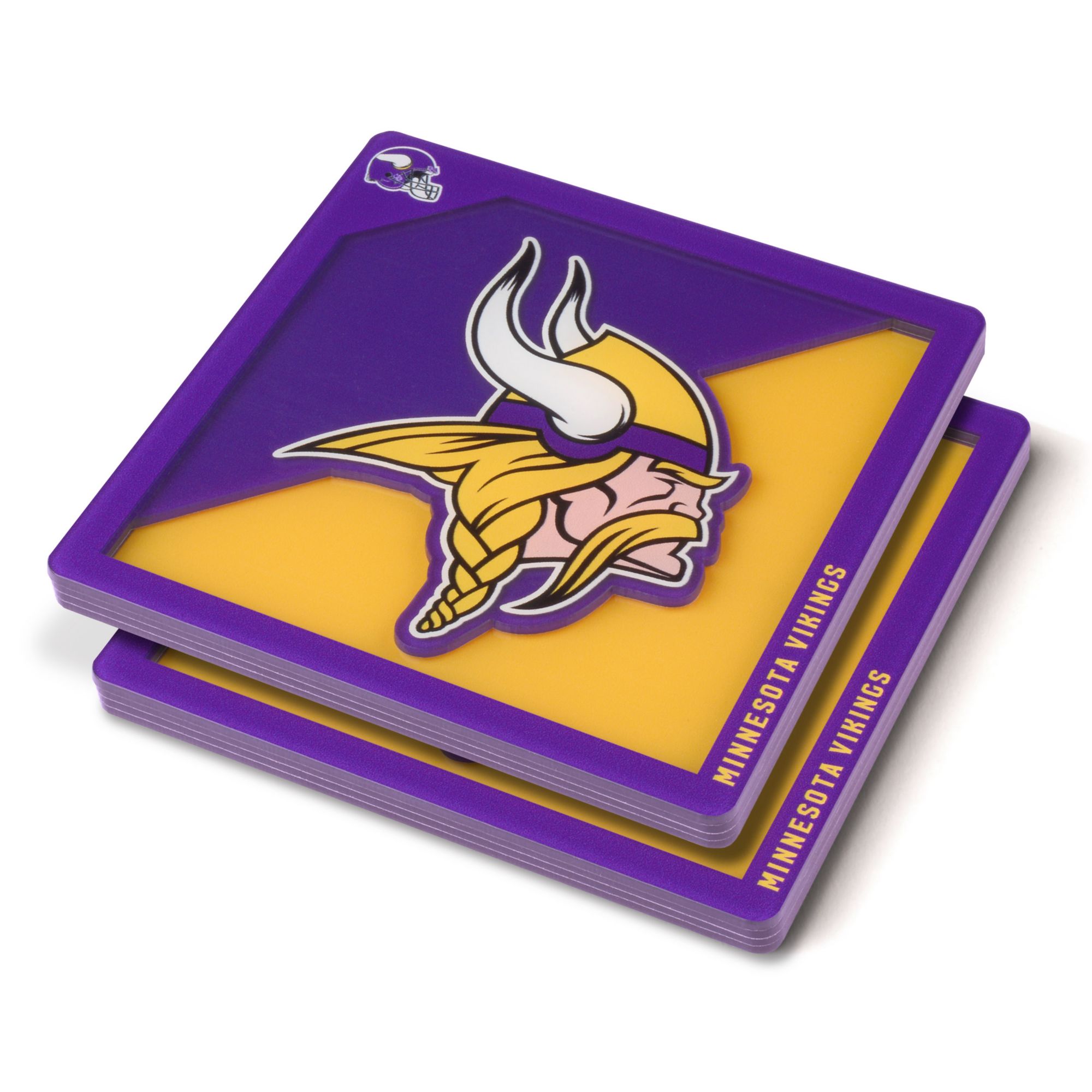 YouTheFan Minnesota Vikings Logo Series Coaster Set product image